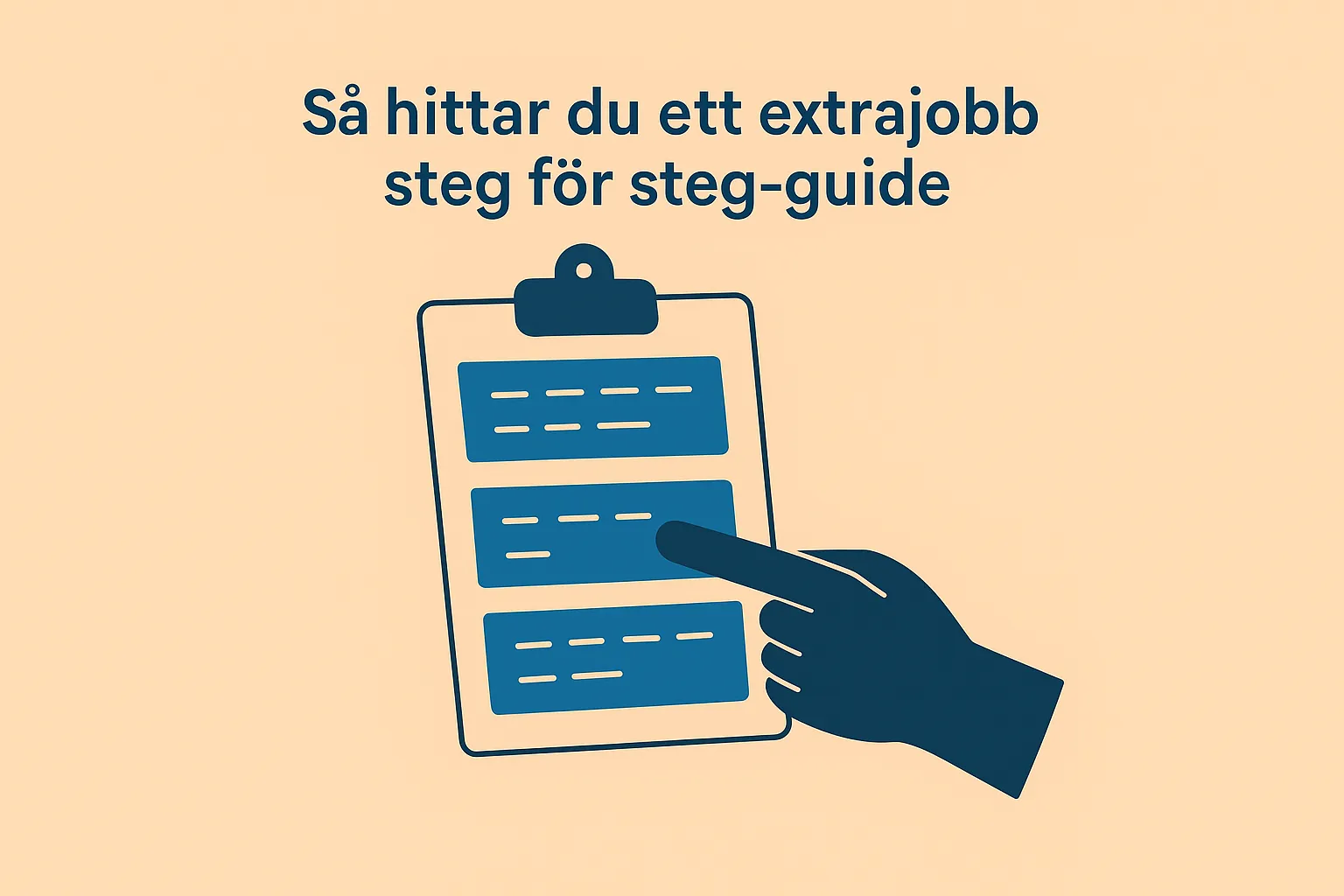 Så hittar du ett extrajobb - steg för steg-guide