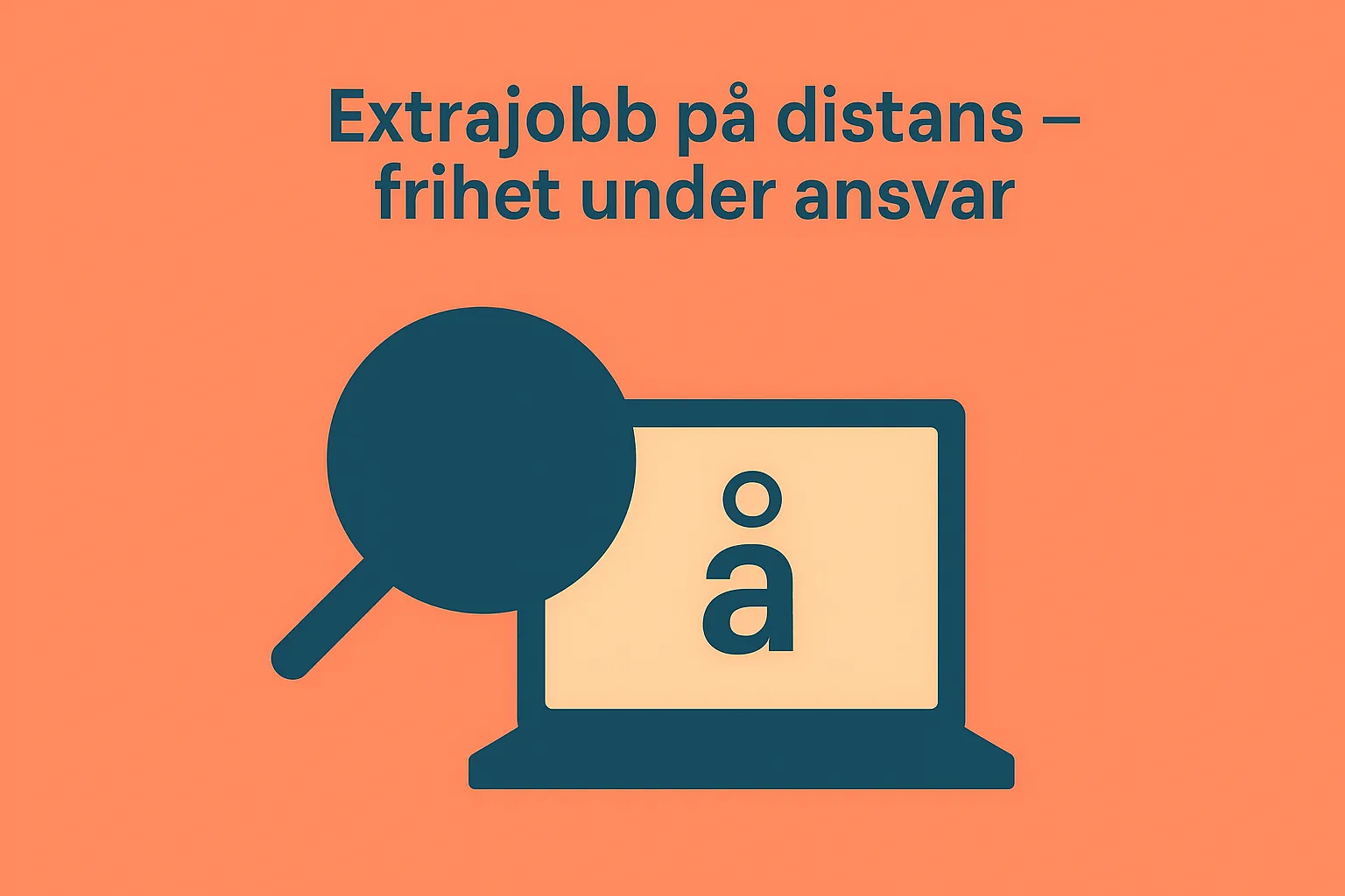 Extrajobb på distans - frihet under ansvar