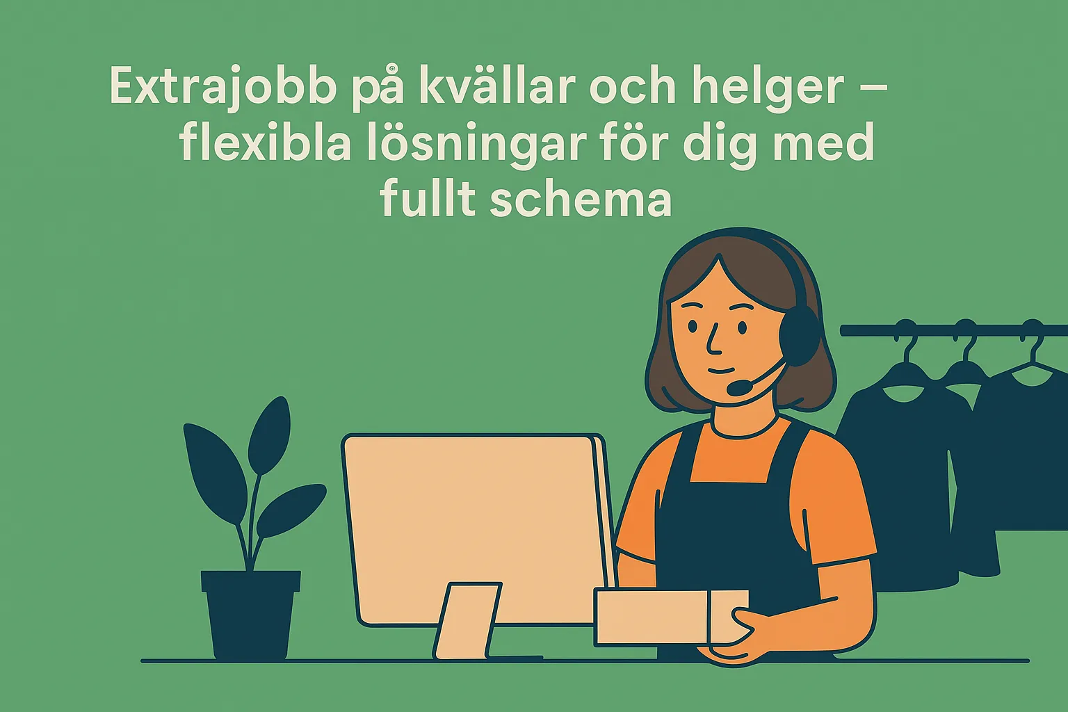 Extrajobb på kvällar och helger - flexibla lösningar för dig med fullt schema
